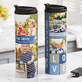Dear Dad Personalized Photo Travel Tumbler - 21272