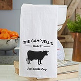 Farmhouse Kitchen Personalized Flour Sack Towel - 21363