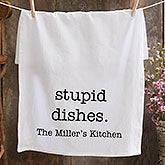 Personalized Flour Sack Towels - Kitchen Expressions - 21364