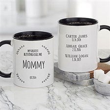 My Greatest Blessings Call Me Personalized Coffee Mugs - 21377