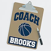 Personalized Clipboards For Basketball Coaches - 21420