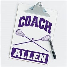 Personalized Clipboards For Lacrosse Coaches - 21425