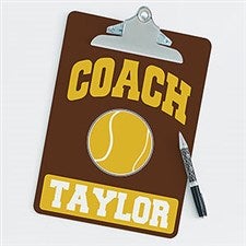 Personalized Clipboards For Tennis Coaches - 21427