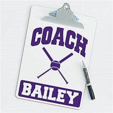 Personalized Clipboards For Softball Coaches - 21428