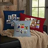 Personalized 6 Photo Collage Throw Pillows For Dad - 21463