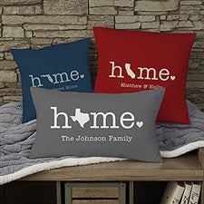 Home State Personalized Throw Pillows - 21527