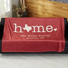 Home State Personalized Blankets - 21528