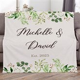 Personalized Couple Blanket - Laurels of Love - 21532