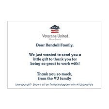 Veterans United Personalized Flat Card - 21585