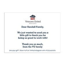 Veterans United Personalized Flat Card - 21585