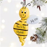 Mom To Bee Personalized Expecting Ornament  - 21677