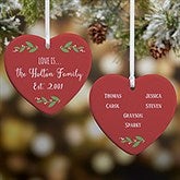 Love Is... Personalized Heart Ornaments - 21719