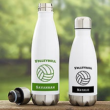 Volleyball Personalized Insulated Water Bottles - 21746