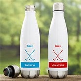 Golf Personalized Insulated Water Bottles - 21747