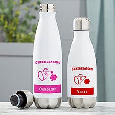 Cheerleading Personalized Insulated Water Bottles - 21748