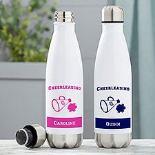Cheerleading Personalized Insulated Water Bottles - 21748