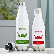 Bowling Personalized Insulated Water Bottle - 21752