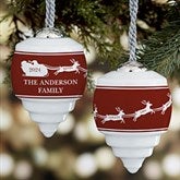 Nostalgic Noel Personalized Retro Drop Ornaments - 21755