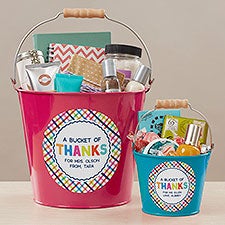 Bucket of Thanks Personalized Mini Bucket Thank You Gift - 21760