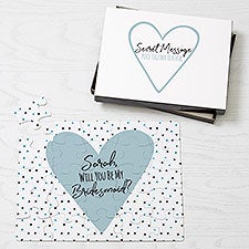 Will You Be My Bridesmaid Personalized Hidden Message Puzzles - 21763