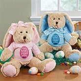 Bunny Kisses & Easter Wishes Personalized Plush Easter Bunny - 21765