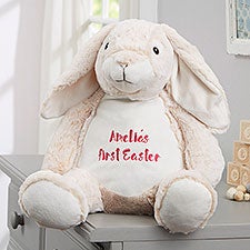 Personalized Bunny Stuffed Animal 16" Plush Toy - 21798