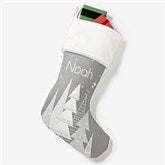 Frosty Neutrals Personalized Christmas Stockings - 21846
