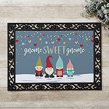 Personalized Gnome Sweet Gnome Doormats - 21864