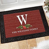 Nostalgic Noel Personalized Christmas Doormats - 21865