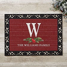 Nostalgic Noel Personalized Christmas Doormats - 21865