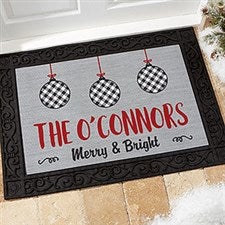 Personalized Christmas Doormats - Farmhouse Christmas - 21866