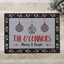 Personalized Christmas Doormats - Farmhouse Christmas - 21866