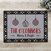 Personalized Christmas Doormats - Farmhouse Christmas - 21866