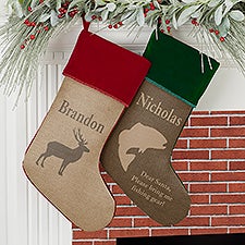 Outdoorsmen Personalized Christmas Stockings - 21882