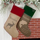 Outdoorsmen Personalized Christmas Stockings - 21882