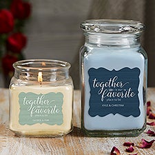 Together... Personalized Romantic Scented Candles - 21907