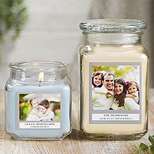 Custom Photo Scented Glass Candle Jars - 21918