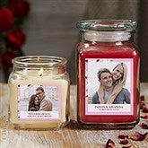 Sweethearts Personalized Photo Candle Jar - 21919