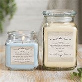 Personalized Scented Glass Candle Jars - Thank You Candle - 21921