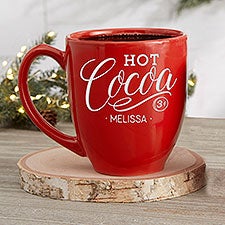 Hot Cocoa Personalized Vintage Bistro Mug - 21934