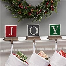 Personalized Festive Letter Stocking Holders - 21952