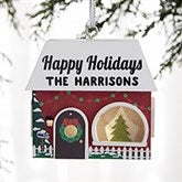 Christmas House Personalized Light Up Ornament - 21968