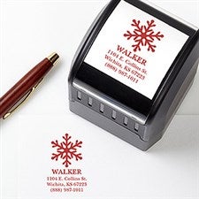 Nostalgic Noel Personalized Address Stamp - 22044