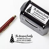 Whimsical Winter Personalized Address Stamp - 22045