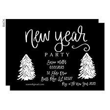 New Year Personalized Party Invitations - 22073