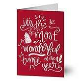 Most Wonderful Time Holiday Greeting Cards - 22074