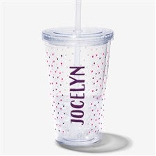 Personalized Acrylic Insulated Tumblers With Lid  Straw - 22217