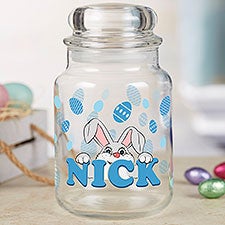 Bunny Lover Personalized Easter Candy Jar - 22222