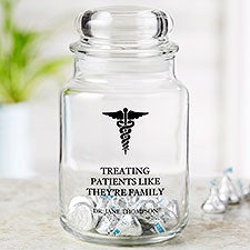 Medical Office Personalized Treat & Candy Jar - 22223