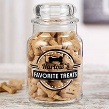 Doggie Diner Personalized Dog Treat Jar - 22225